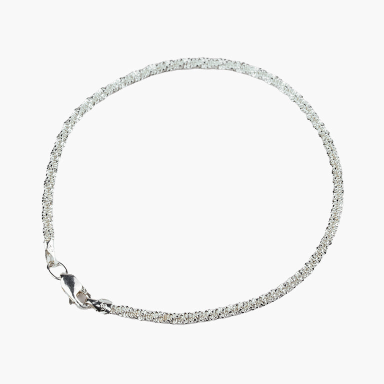 Duna Rope Sterling Silver Chain Bracelet