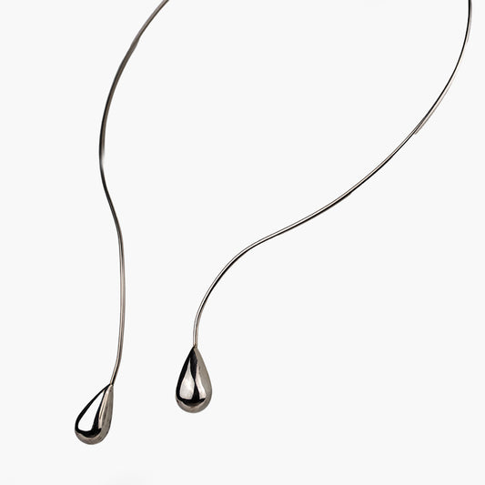 La Forma Sculptural Sterling Silver Necklace