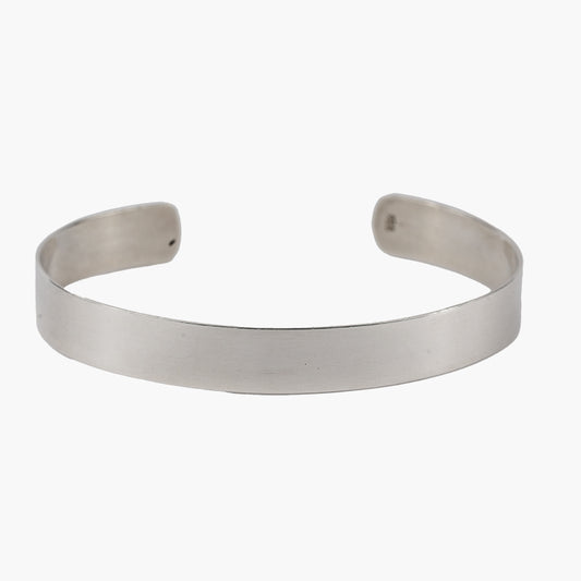 Perfil Flat Sterling Silver Cuff Bracelet