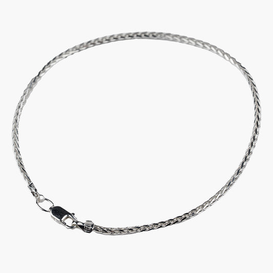 Bahía Woven Sterling Silver Chain Bracelet