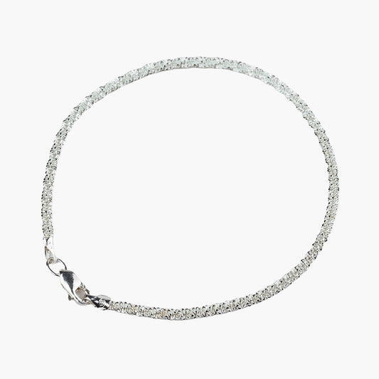 Duna Rope Sterling Silver Chain Bracelet