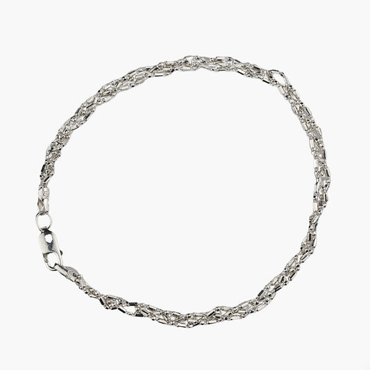 Sendera Beaded Bar Sterling Silver Bracelet