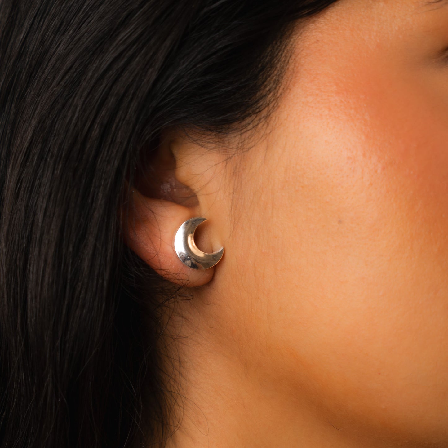 Cielo Studs Mexican Silver Earrings