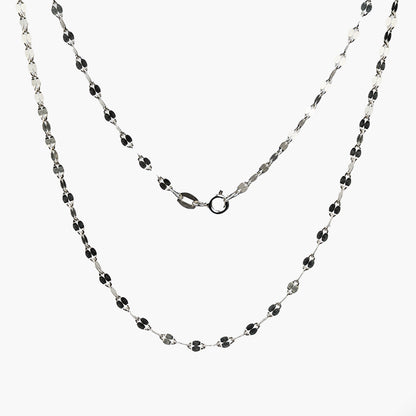 Palma Oval Link Sterling Silver Necklace