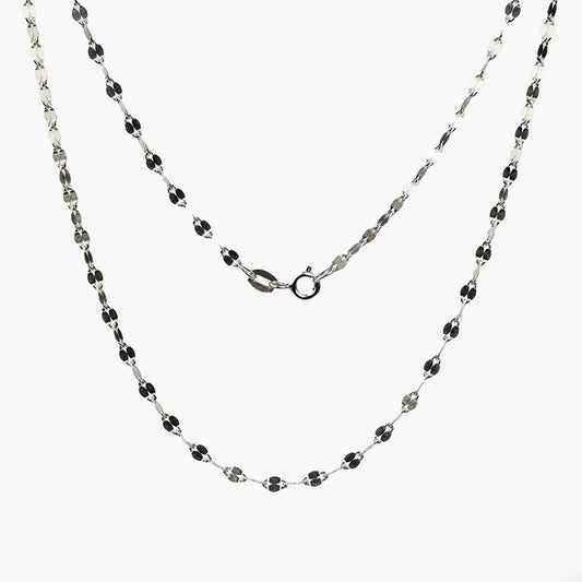 Palma Oval Link Sterling Silver Necklace