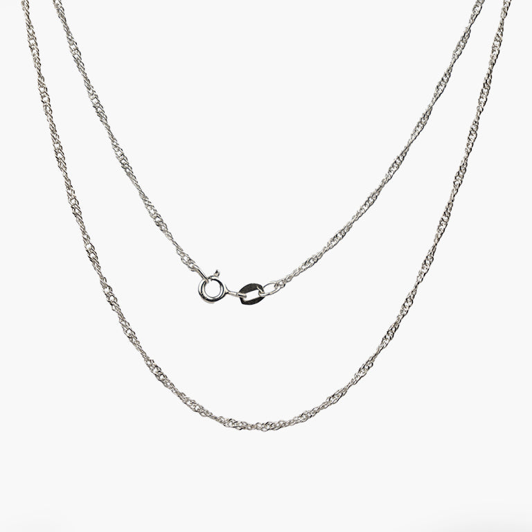 Sierra Twisted Link Sterling Silver Necklace