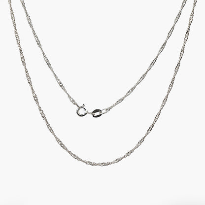 Sierra Twisted Link Sterling Silver Necklace