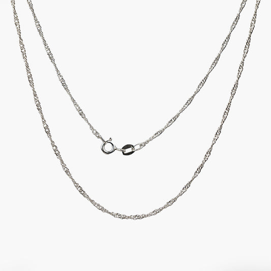 Sierra Twisted Link Sterling Silver Necklace